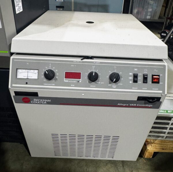 Beckman Allegra 6KR Refrigerated Knee-Well Centrifuge with GH 3.7 Rotor